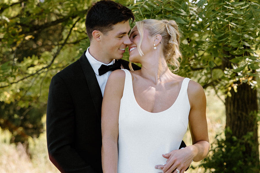 Jake and Mica in the Martini Gown