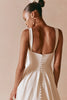 Back of A Line Wedding Dress_XS_