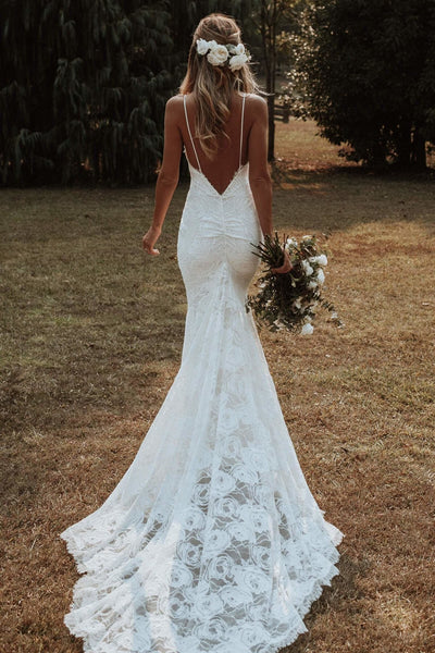 Lace wedding outlet dress