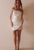 Strapless Short Wedding Dress